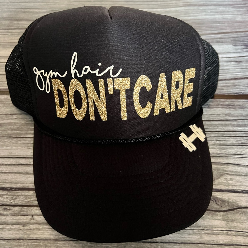 Black and Gold Trucker Hat